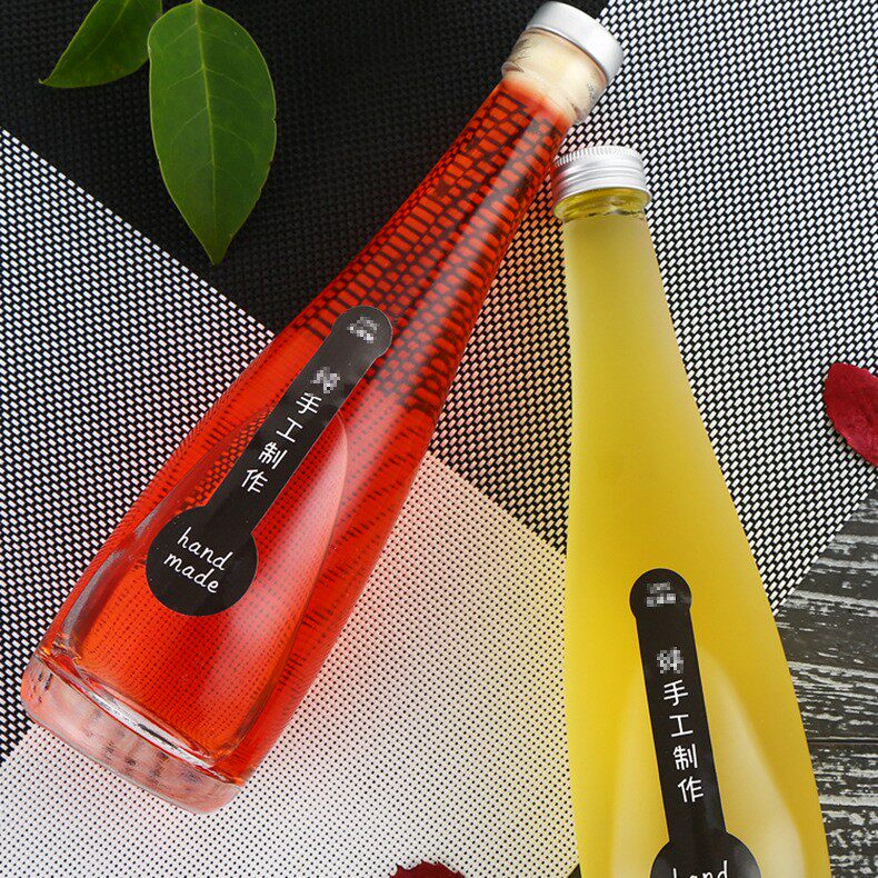 蒙砂果酒果醋瓶500ml米酒玻璃瓶青梅酒瓶透明玻璃饮料瓶现货