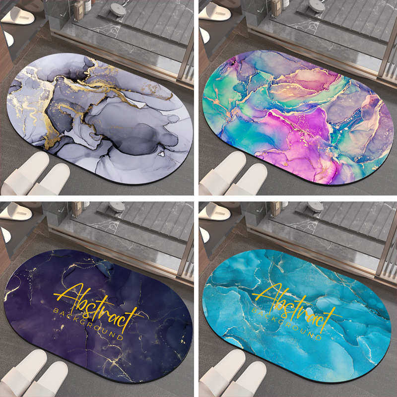 椭圆形硅藻泥地垫厕所垫 防滑吸水卫生间门垫子脚垫速干浴室地垫,居家布艺,地毯,淘宝优惠券,粉丝福利购,淘宝优惠卷