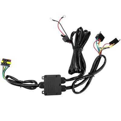 汽车转向灯高音喇叭线束套装4个LED灯继cp-5769带器控制电摇杆开