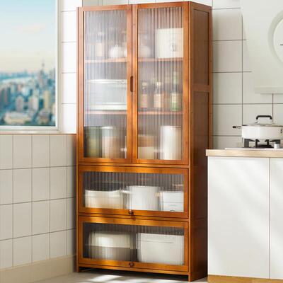 5Y1VKB餐边柜子储柜厨房置物A架客橱柜茶物水边柜酒柜厅靠墙家用