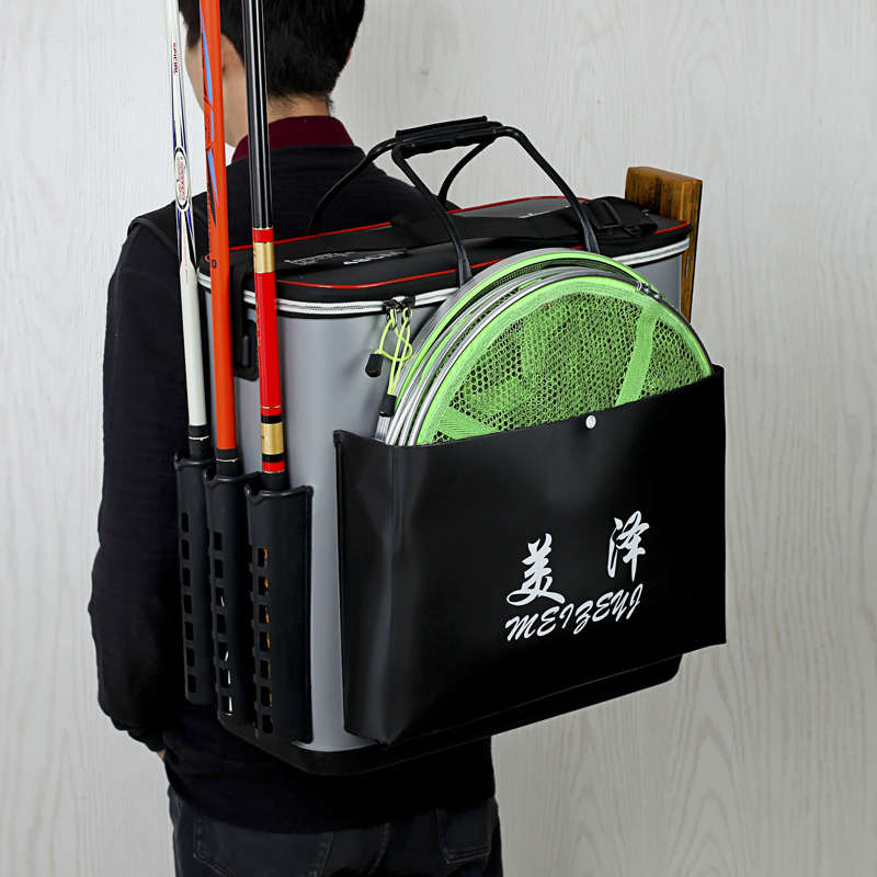 鱼护桶鱼桶钓鱼桶加厚多功能双肩背拉杆活鱼箱水桶钓箱装鱼箱罗加