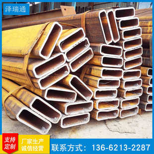 批发热轧矩形管厂家高速公路护栏搭建用大口径焊接方管Q235