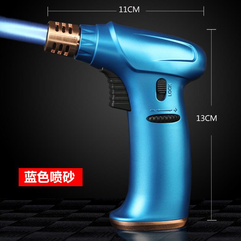 正品喷火焊点喷枪火器雪茄专艾灸气体用防风点香烘打火机充气直枪