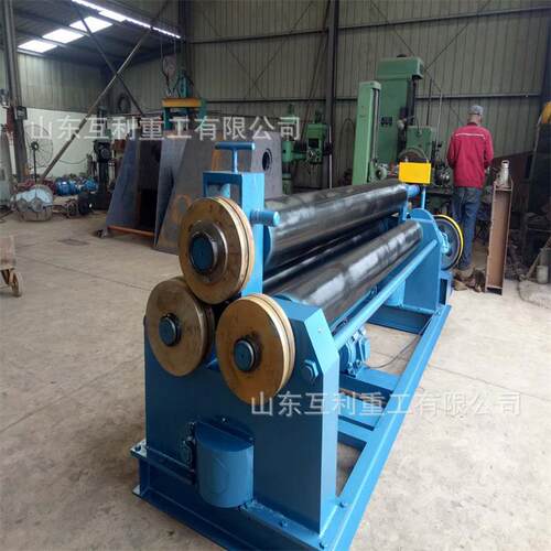 电动金属三辊卷板机 铁皮不锈钢铝板卷管机 镀锌铁皮卷圆机