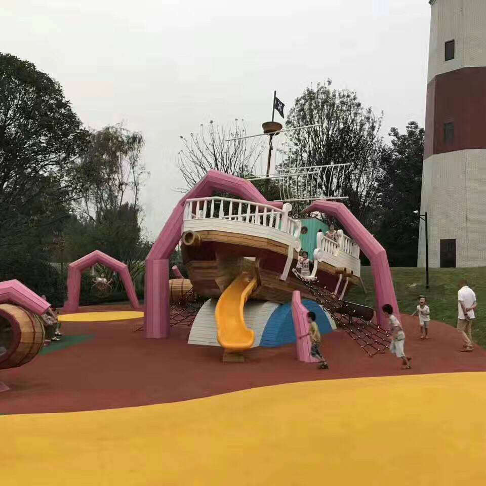 大型不锈钢滑梯定制户外非标儿童游乐场设备室外景区乐园攀爬设施