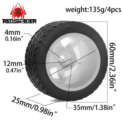 1/10tamiya田宫M车RC平跑漂移通用1/14拉力车60D轮毂胎W246 F款