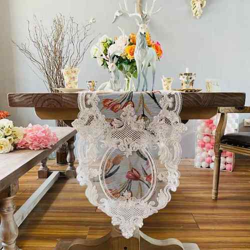 正品欧式风轻奢高端桌茶旗婚桌布中间长条桌结餐布电视柜桌布布艺
