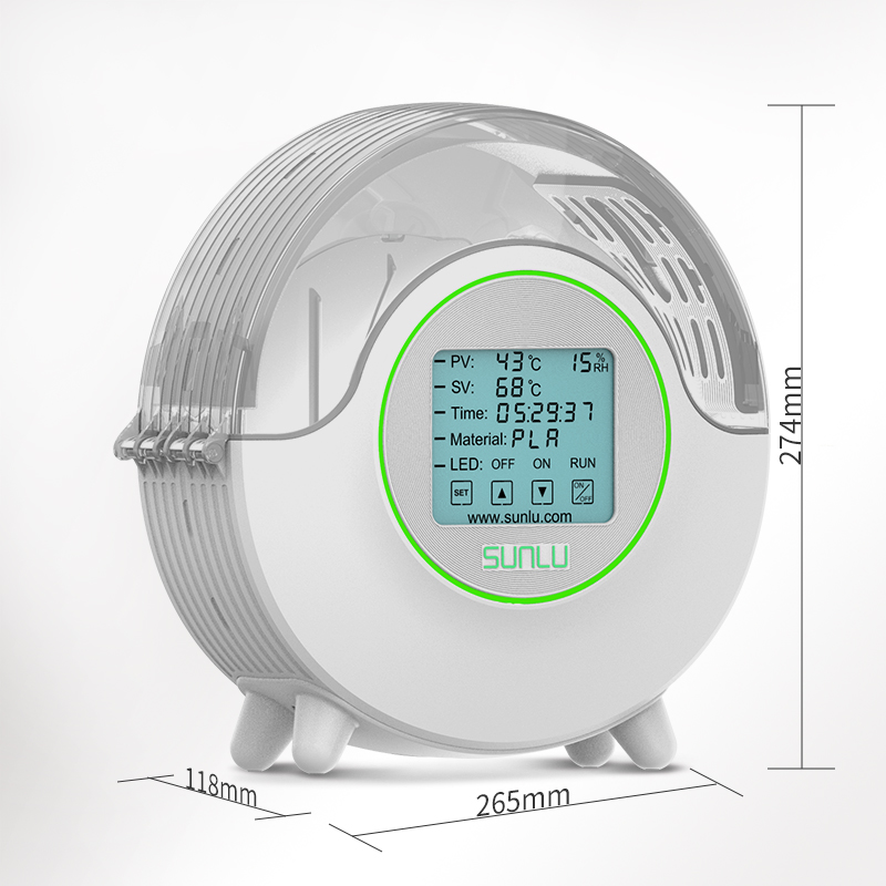 加热器打印防尘耗材料3d绿3d款干燥箱防潮耗材持续 三sunlu智能储