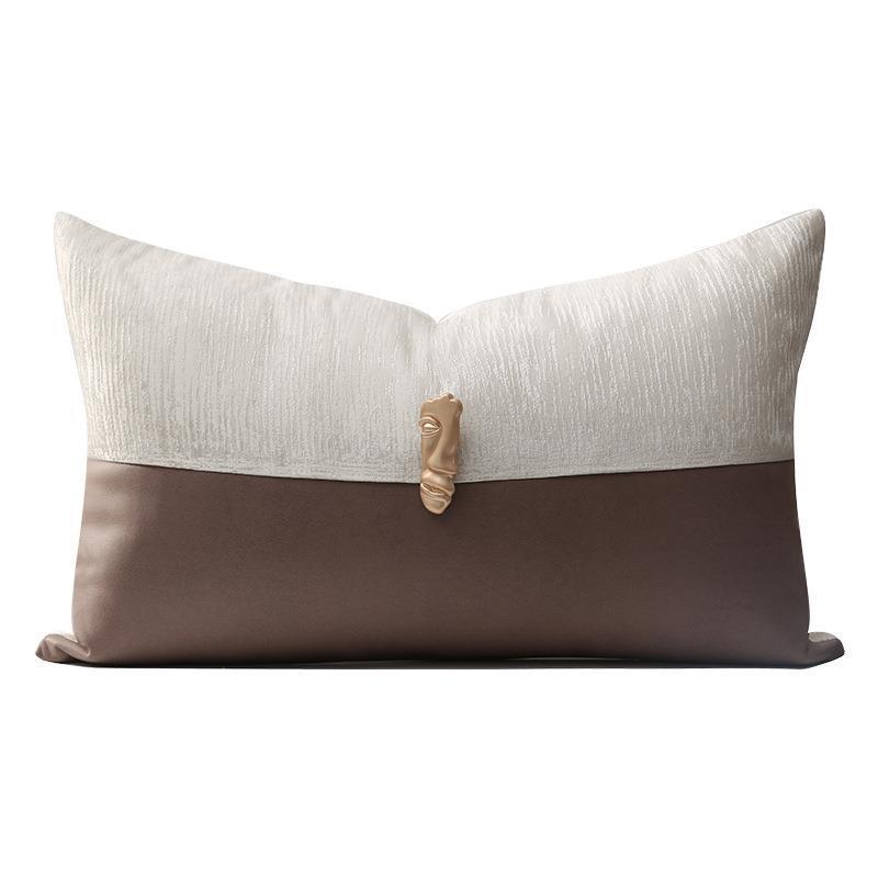 间现奢代轻咖16887255色沙抱枕靠垫套客厅发主卧床装饰酒店民宿样