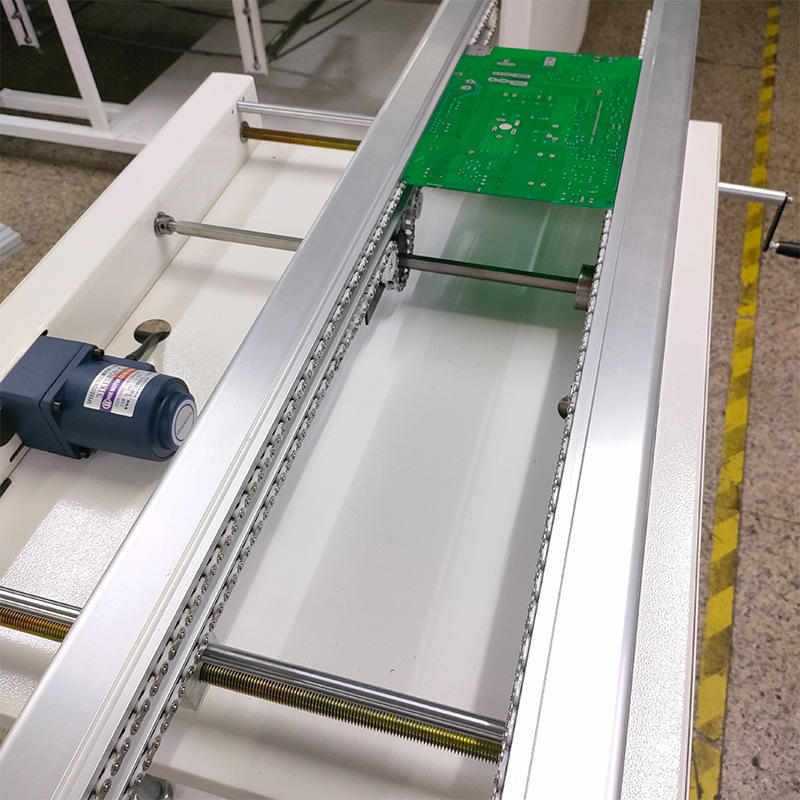 晟典电子波峰焊进板机链条速度可调传送机全自动插件输送入板机