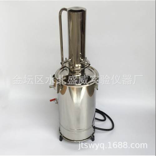 热销推荐10L不锈钢蒸馏水器JYZD-10电热蒸馏水器厂家现货供应