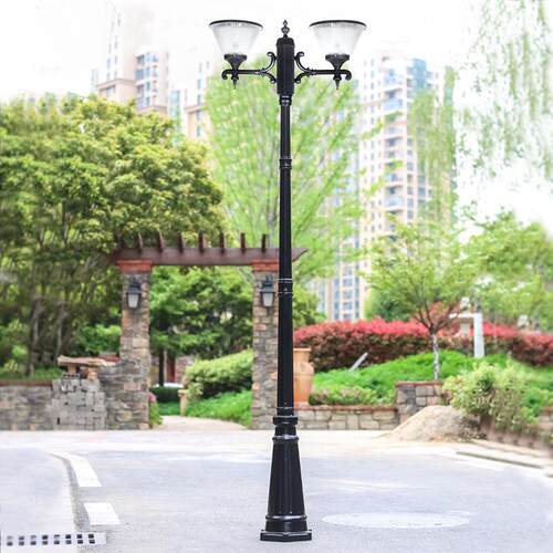 庭院灯现代简约景观灯别墅园林小区高杆灯户外防水路灯花园草坪灯