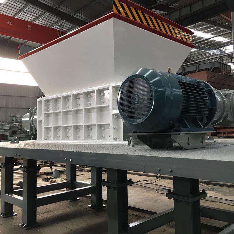建筑模板撕碎机时处理8-18吨金属撕碎机铝屑铁刨花双轴撕碎机