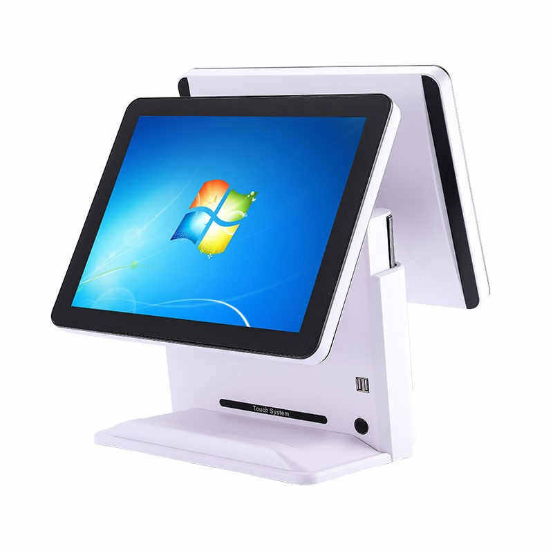 超市餐饮奶茶店收银一体机 商用收款点餐机单屏触摸收银设备批发