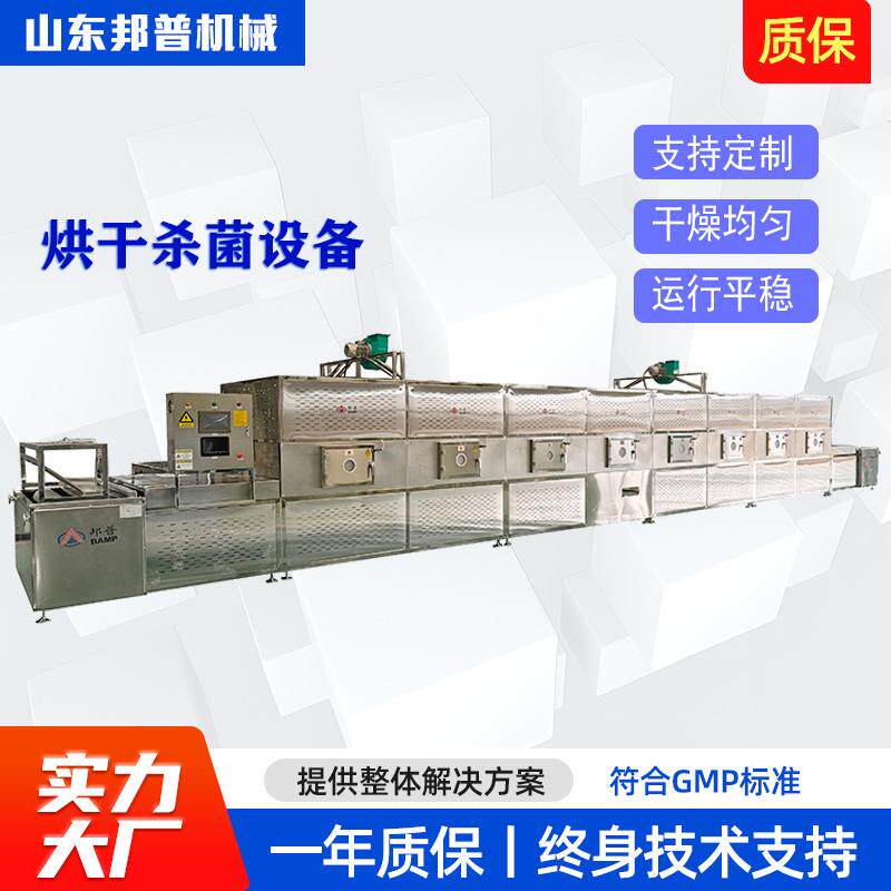 大型微波黑水虻烘干机 隧道式虫子膨化设备 昆虫微波干燥烘干设备