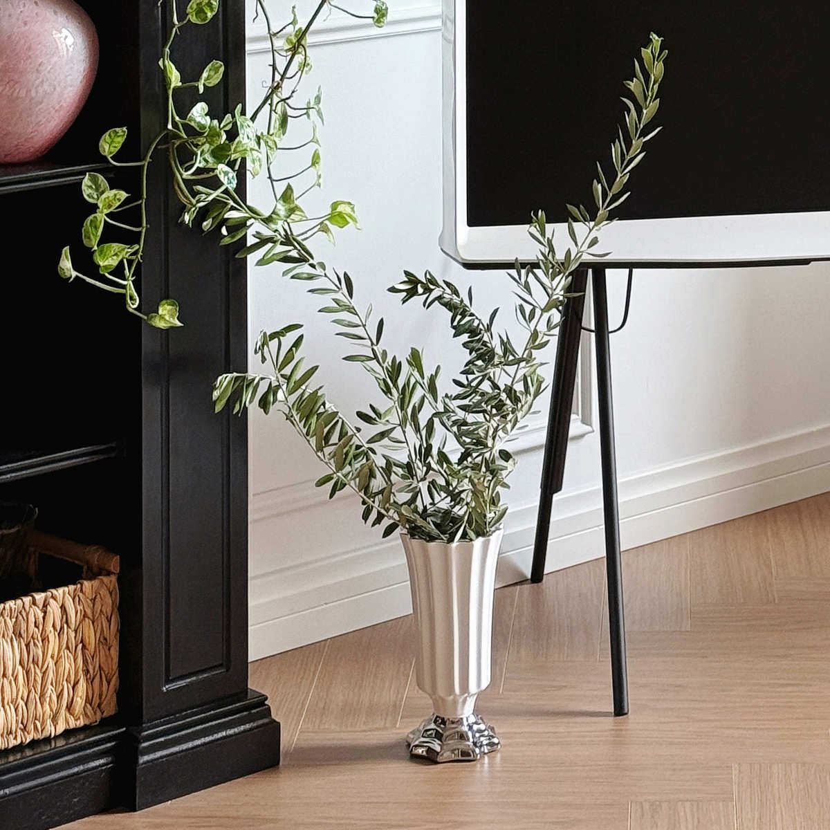 欧式奶油白色陶瓷花瓶高级感客厅玄关卧室插花器装饰摆件,家居饰品,花瓶,淘宝优惠券,粉丝福利购,淘宝优惠卷