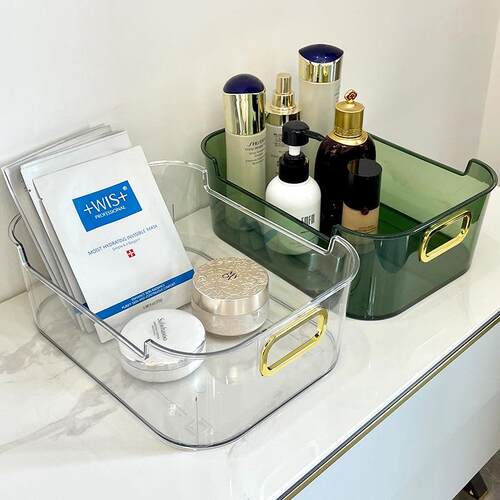 Desktop Organizer Acrylic Cosmetics Transparent Storage Box