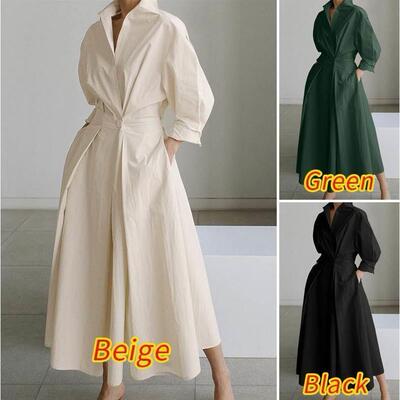 Long maxi Dresses Dress Women Linen Dinner Plus size clothes