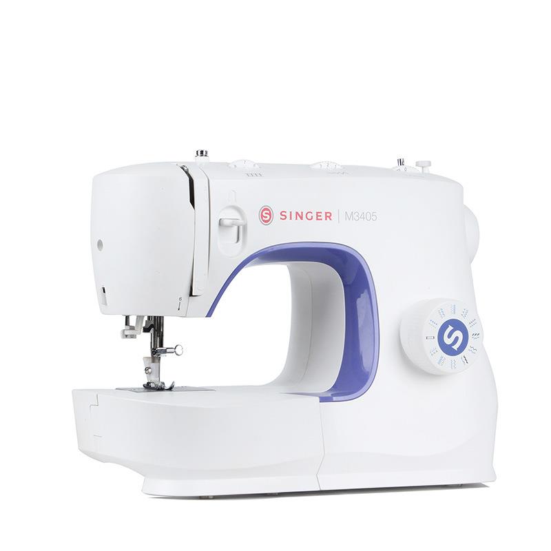 美国胜家缝纫机M3405自动家用电动多功能吃厚锁边小型家用缝纫机