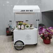 铁艺促销 车地摊小吃车展示架摆摊小推车移动户外集市摊位夜市花车