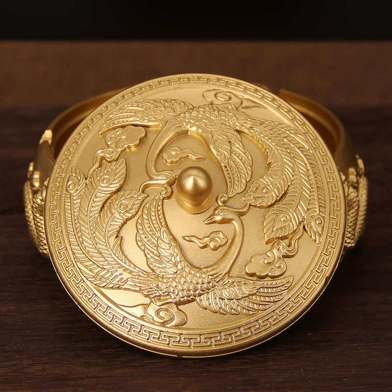 纯黄铜龙凤烟灰缸龙马烟灰缸可开盖收纳器家居办公室客厅茶桌摆件,节庆用品/礼品,时尚烟灰缸,淘宝优惠券,粉丝福利购,淘宝优惠卷