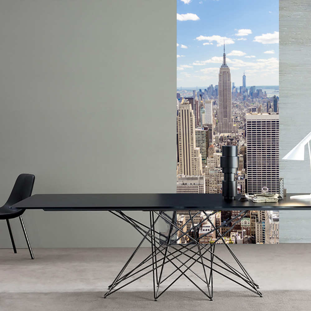 装饰 现代 货源贴墙城市自粘纽约 客厅创卧室门巨贴pvc贴纸3d