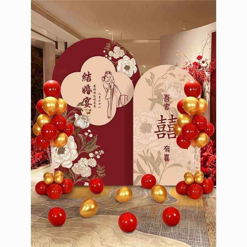 婚礼结婚订婚宴背景墙布置kt板迎宾签到留影区摆件气球红套装场景,节庆用品/礼品,陪嫁用品套装,淘宝优惠券,粉丝福利购,淘宝优惠卷