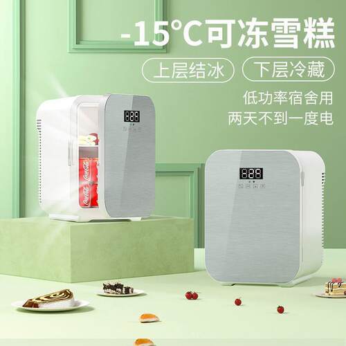 迷你小冰箱mini宿舍出租房小型母乳单人用车载冷藏箱车家两用