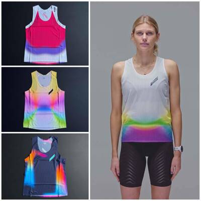 SOAR精品运动跑步马拉松男女背心运动户外速干透气慢跑服夏季无痕