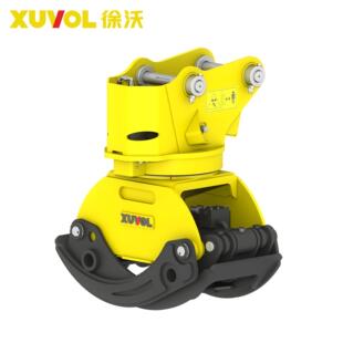 徐沃沃源90P夹木器液控360度全旋转夹适用6到9吨挖掘机旋转抓木机