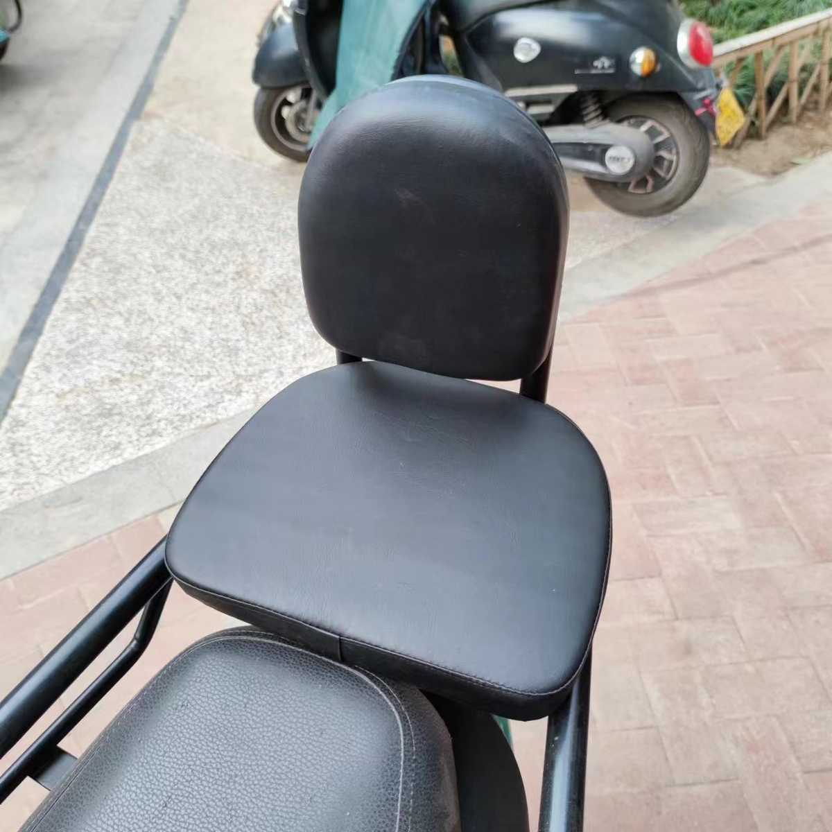电动踏板摩托车后靠背改装配件加厚加粗后架靠背垫电瓶车货架包邮