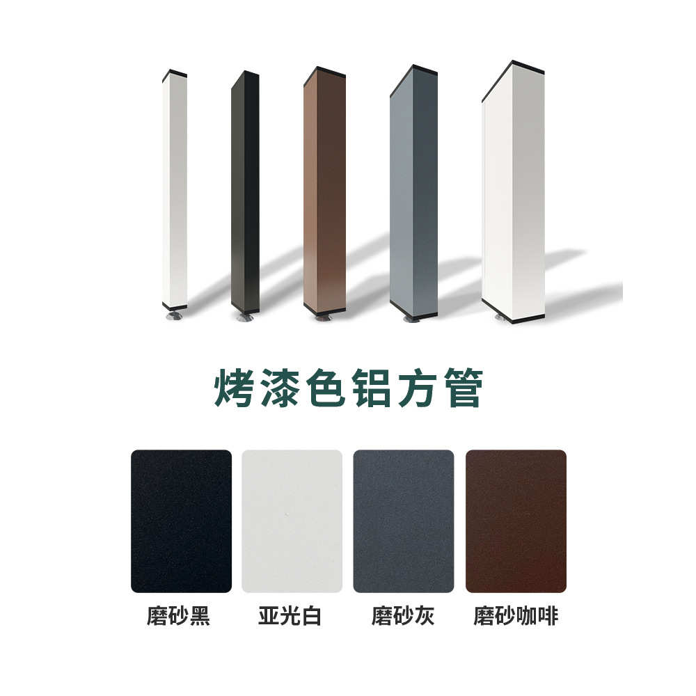 木纹铝方通吊顶铝方管方通铝格栅天花板吊顶铝合金办公室顶铝型