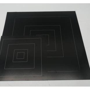 光纤紫外打标机调光调Box振镜校正调试激光测试光斑双面黑色相纸5