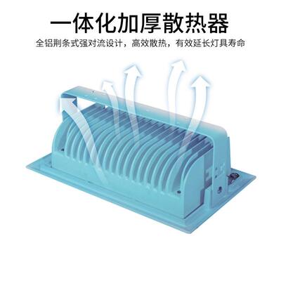 高亮户外LED泛光灯广告工程转角筒灯30W40W天花灯可旋转COB投光灯