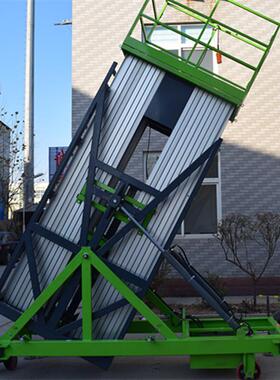 四柱式升降机厂家直供8-18米高空作业液压放倒移动式升降平台