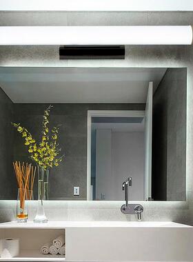 2025新款led镜前灯灯奶白筒管壁现IPQ约浴室卫生简间防水雾代镜柜