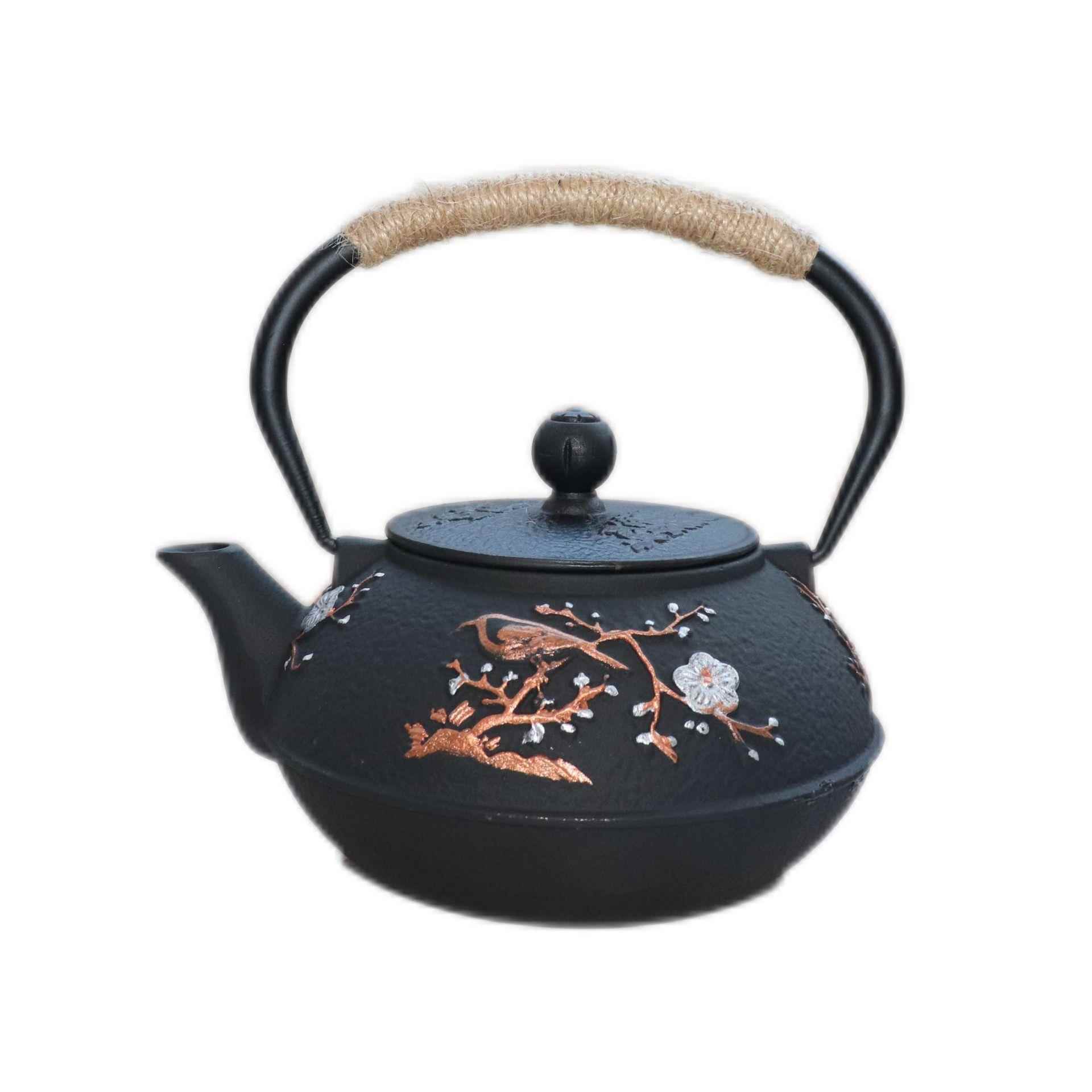 围炉煮茶 铸铁茶壶茶具 铁壶壶 提梁壶 高升壶茶壶套装保温