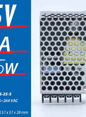 正品0RS-15/2w明纬开关电源24v412v5v直流工控22转52V小体积LED变