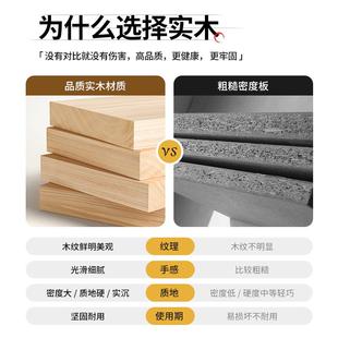 实木置物架落地窄柜简易书柜多层柜子储物柜家用松木靠墙书架之满