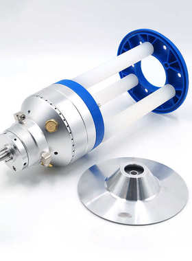 气动碟涂装双涡轮旋喷涂马达disk杯盘旋高速喷头静电雾化雾化喷漆