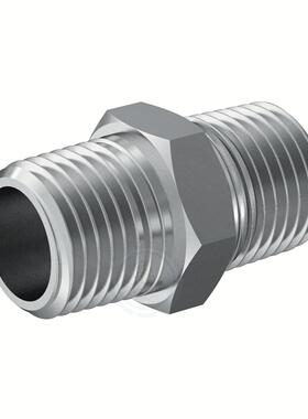 低压316不锈钢六角直通式外丝BSPPMale118P19