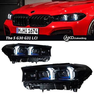 专用18-23款宝马G30LED老改新大灯总成525i530i535i540i配件