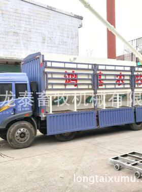 34吨散装饲料罐 13米长散装饲料车 52方颗粒状物料