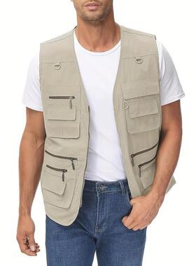 L 84764 Men's multi pocket outdoor fishing vest 士多口袋户