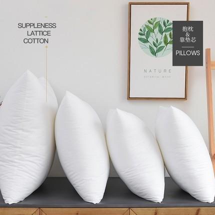 长方垫枕心护腰枕沙发靠背垫芯靠垫填充物芯65抱枕芯4555棉卧徐小