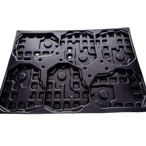 厚片吸塑托盘汽车缸盖运输塑料托盘自动化零件传输托盘稳固