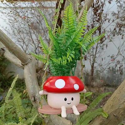 Cute Cartoon Face Plant Pot Vibrant Indoor Plant Display