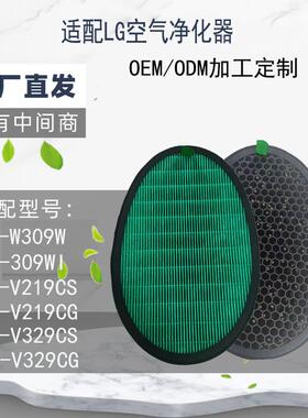 适用lg空气净化器PS-W309WI滤芯HEPA活性炭过滤网空气过滤网