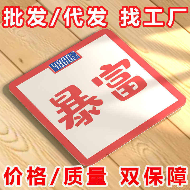 秤体重称重高精度起秤充电家用一个usb批电子秤称人体款体重可爱