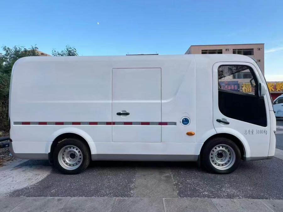 4月17日福州市汽车销售公司2025年8月上牌红星格力肽纯电运输车新能源无购置税交强险跟车正常过户指导价15.9万网络拍卖公告